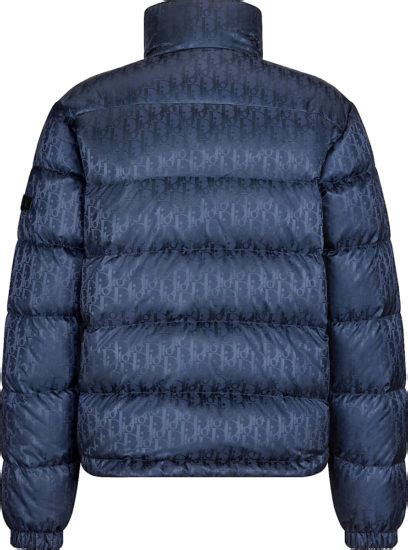 baby blue dior puffer jacket|dior puffer jacket navy.